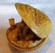 Vintage Japan Celluloid Clam Shell Diorama Figurine Other photo 4