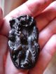 Antique Chinese Fine Inticate Small Wood Carving Other photo 1