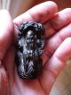 Antique Chinese Fine Inticate Small Wood Carving Other photo 2