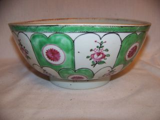 Antique Chinese Export Rose Medalion 8 Inch Bowl photo