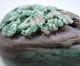 Natural Dushan Green Jade Chinese Carved Pine Trees Old Man Statue Nr Other photo 9