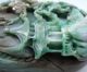 Natural Dushan Green Jade Chinese Carved Pine Trees Old Man Statue Nr Other photo 10