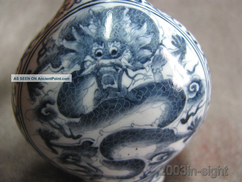 Chinese Dragon Hand Painted Copper Enamel Snuff Bottle Snuff Bottles photo