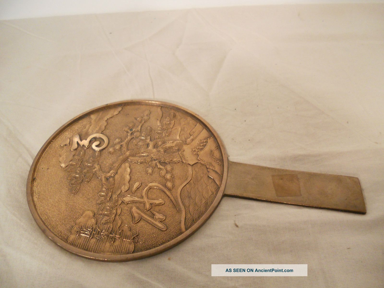 Late 19th Century Japanese Bronze Mirror Other photo