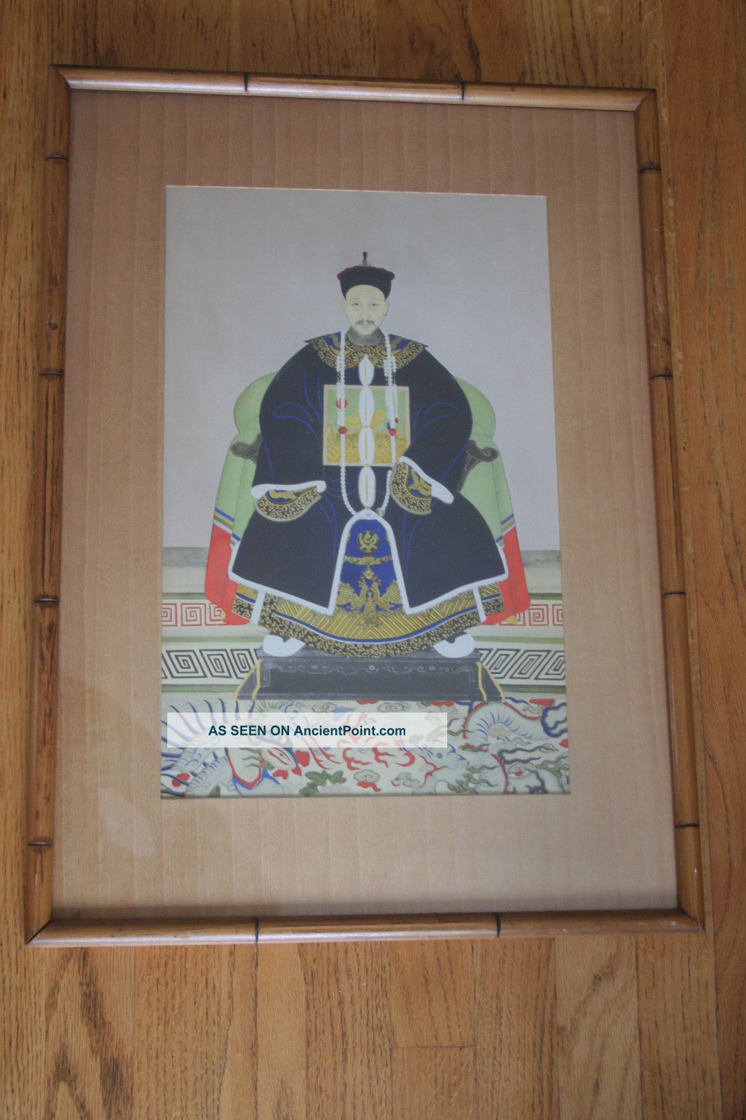 Chinese Ancestor Painting Of A Man. Paintings & Scrolls photo
