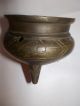 A Small Antique Chinese 17 - 18 - 19th Century Xuande Marked Bronze Censer Other photo 4
