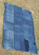 Japanese Old Antique Solid Indigo Cotton Fabric Boro Futon Kimono Textile 36x55 