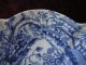 3 Early Chinese Porcelain Bowls Dishes Blue & White Transfers Repaired Mid 19thc Bowls photo 4