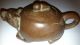 Lovely Antique Chinese Soapstone Teapot In The Shape Of A Mouse Teapots photo 5