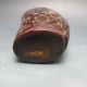 Old Antiques Chinese 100% Ox Horn Hand Carved Bat Jiao Cup Nr/pc2401 Other photo 7