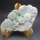 100% Natural Jadeite A Jade Hand - Carved Statues - Ruyi/lingzhi Nr/pc2381 Other photo 4