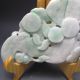 100% Natural Jadeite A Jade Hand - Carved Statues - Ruyi/lingzhi Nr/pc2381 Other photo 6