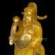Chinese Shoushan Stone Statue - Fortune Taoism Deity Nr Men, Women & Children photo 2