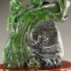 Chinese Hetian Jade Statue - Magpie & Plum Flower Nr Birds photo 2