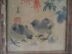 Old Chinese Framed Painting Qi Baishi Chicken And Flower 齊白石 Paintings & Scrolls photo 2