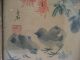 Old Chinese Framed Painting Qi Baishi Chicken And Flower 齊白石 Paintings & Scrolls photo 4