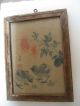Old Chinese Framed Painting Qi Baishi Chicken And Flower 齊白石 Paintings & Scrolls photo 5