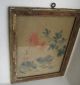 Old Chinese Framed Painting Qi Baishi Chicken And Flower 齊白石 Paintings & Scrolls photo 7