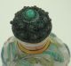Antique Chinese Hand Painted Snuff Porcelain Porcelaine Bottle Glass Pottery Snuff Bottles photo 1