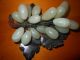 Vintage Chinese Jade & Quartz Grape Cluster And Candlestick Other photo 1