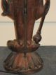 Antique Rosewood Figural Lamp. Other photo 4