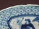 Fine Late 17thc Chinese Kangxi Period Porcelain Blue White Figural Plate Vase Plates photo 7