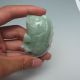 100% Natural Jadeite A Jade Hand - Carved Statues - Fish Nr/bg1937 Other photo 2