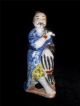 Antique Chinese Porcelain Figure Early 1900 Republic Period Men, Women & Children photo 9