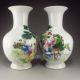 Pair Chinese Porcelain Pots - Fortune Kid W Ju Rne Tang Mark Nr Pots photo 4