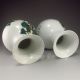Pair Chinese Porcelain Pots - Fortune Kid W Ju Rne Tang Mark Nr Pots photo 8