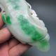 100% Natural Jadeite A Jade Hand - Carved Statues - Ruyi/lingzhi&bat Nr/pc2354 Other photo 5