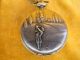 Pocket Watch With Chain Carven Playing Golf Two - Sided Arabesquitic Exquisite 46 Other photo 3
