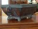 Large Japanese Bronze Antique Signed Brazier / Hibachi / Censer / Sunabachi Other photo 2