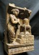 18th - 19th C.  Hindu Festival Chariot Wood Carving From India India photo 3