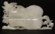 Antique Chinese Carved White Jade Figural Table Screen Birds Fan Shaped Birds photo 5