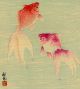 Koson Japanese Woodblock Print Goldfish 1920s Prints photo 1