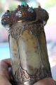 Antique Chinese Export Filigree Silver And Jade Jeweled Tea Caddy Tea Caddies photo 7