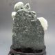 100% Natural Dushan Jade Hand - Carved Statue - - Lotus Flower Nr/pc2397 Other photo 5