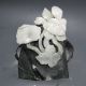 100% Natural Dushan Jade Hand - Carved Statue - - Lotus Flower Nr/pc2397 Other photo 6