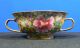 Chinese Antique Hand Painted Porcelain Mille Fleur Bowl 19 Century Glasses & Cups photo 3