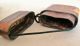 Antique Japanese Cherry Wood Bark Inro With Brass & Wood Pipe & Matching Holder Boxes photo 3