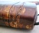 Antique Japanese Cherry Wood Bark Inro With Brass & Wood Pipe & Matching Holder Boxes photo 5