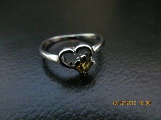 Chinese Heart - Shaped Set Yellow Bead Ring Carved photo