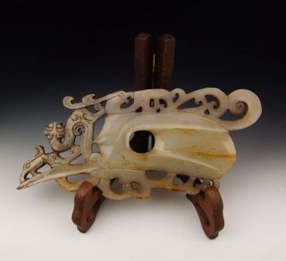 One Dragon&phoenix Jade Carving photo