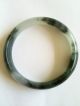 Jade Bangle - Icy Ying Yang Blk/wht Type A Untreated Natural Burmese Jadeite Bracelets photo 7