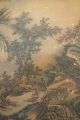 Antique Chinese Scroll Painting Landscape Calligraphy Gold Gliter Paintings & Scrolls photo 1
