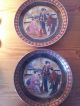 Pair Of Antique Japanese Satsuma Plates : Beautifully Decorated : Vgc Plates photo 1