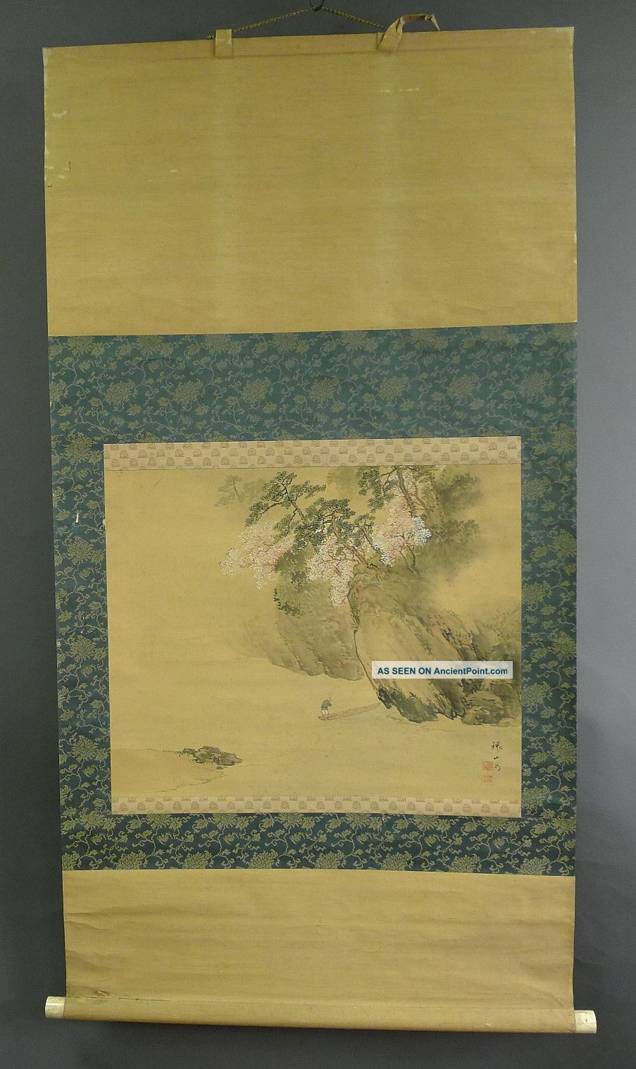 Chinese/japanese Scroll Painting - The Natural Landscaping - J0016 Paintings & Scrolls photo