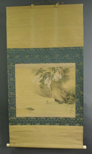 Chinese/japanese Scroll Painting - The Natural Landscaping - J0016 photo