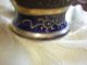 Pair Of Japanese Satsuma Pottery Cobalt Blue Vases Signed Vintage Or Antique Vases photo 7
